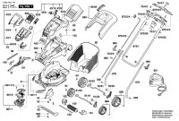 Bosch 3 600 H81 771 ROTAK 37 LI Lawnmower Spare Parts